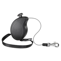Повідець-рулетка для собак зі шнуром Ferplast FLIPPY ONE CORD MINI, чорний