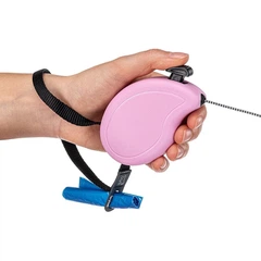 Повідець-рулетка для собак зі шнуром Ferplast FLIPPY ONE CORD MINI, чорний