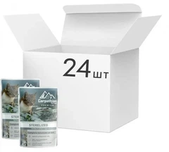 Carpathian Pet Food Вологий корм (шматочки в желе) з м'ясо та м'ясні субпродукти індичка для котів