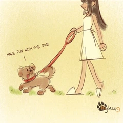 Без бренда Повідець для собак Hyhug Pets з поліестеру з регульованою довжиною, обладнаний міцними алюмінієвими гачками