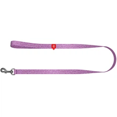 Collar Повідець 150 см 15 мм Waudog Re-cotton фіолетовий з відновленої бавовни для собак