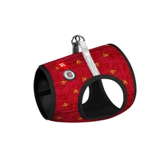 Collar Шлея Waudog Clothes, Супермен червоний S2 46-50 см м'яка для собак