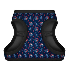 Collar Шлея Waudog Clothes, Бетмен червоно-блакитний XS1 24-27 см м'яка для собак