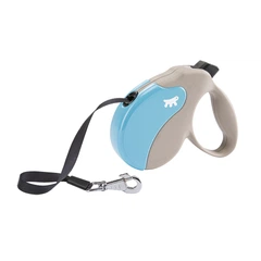 Повідець-рулетка для собак із стрічкою Ferplast Amigo Tape M Light Blue
