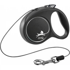 Повідець-рулетка Flexi BLACK DESIGN XS для собак, 3 м, до 8 кг, чорний