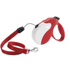 Повідець-рулетка для собак Ferplast Amigo Cord S 5 м до 15 кг Червоний зі шнуром (75710022)