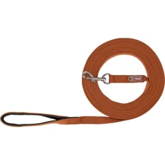 Повідець Trixie для собак з петлею для рук М котон червоно-оранжевий 5м/20мм