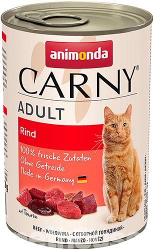 Animonda Корм з м'ясо та м'ясні субпродукти яловичина для дорослих котів