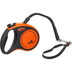Повідець-рулетка Flexi для собак Xtreme стрічка оранжева розмір S 5 м/20 кг