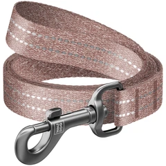 Collar Повідець 300 см 25 мм Waudog Re-cotton коричневий з відновленої бавовни для собак