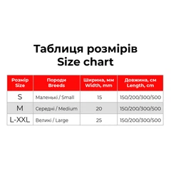 Collar Повідець 300 см 25 мм Waudog Re-cotton помаранчевий з відновленої бавовни для собак