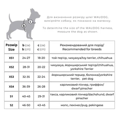 Collar Шлея Waudog Чудо-жінка комікс XS4 36-39 см м'яка для собак