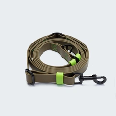 Біотановий повідець вільні руки для собак Cloud7 Hands-Free-Leash Ipanema Оливковий 1,6 - 2,6 м One Size