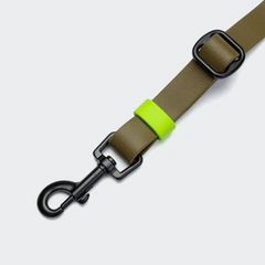 Біотановий повідець вільні руки для собак Cloud7 Hands-Free-Leash Ipanema Оливковий 1,6 - 2,6 м One Size