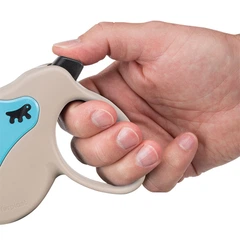 Повідець-рулетка для собак зі стрічкою Ferplast Amigo Tape Mini Light Blue