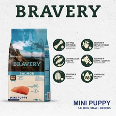 Bravery Корм з риба лосось для собак мініатюрних порід