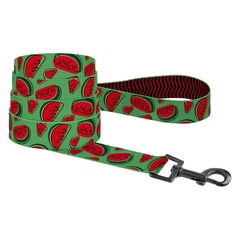 Повідець для Собак BronzeDog Urban Fruits Нейлоновий Кавун 10 мм 152 см (59/8629)