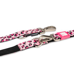 Max & Molly Urban Pets Повідець багатофункціональний Max & Molly Multi-Function Leash Leopard Pink з леопардовим принтом, M