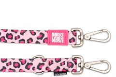Max & Molly Urban Pets Повідець багатофункціональний Max & Molly Multi-Function Leash Leopard Pink з леопардовим принтом, M