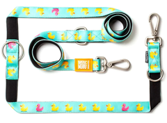 Max & Molly Urban Pets Повідець багатофункціональний Max & Molly Multi-Function Leash Ducklings з принтом Каченята, S