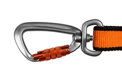 Non stop dogwear Повідець для собак Bungee leash Non-stop dogwear Чорний/Помаранчевий 2 м/23 мм
