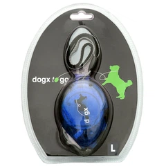Повідець рулетка для собак до 35кг, світловідбивна стрічка, 2м Flamingo Dogx2GO Belt Glassy L (513285)