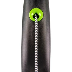 Повідець-рулетка Flexi для собак Black Design трос зелена розмір S 5 м/12 кг