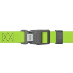 Collar Шлей для собак водостійкий WAUDOG з QR-паспортом, М, Ш 20 мм, А 40-66 см, 50-80 см, салатовий
