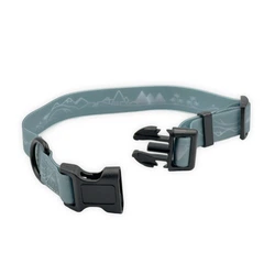 Нашийник з повідцем для собак водостійкий Nature WATERPROOF, регульований нашийник L (40-50см), Зелений (204L-GREEN)