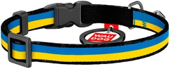 Нашийник для котів нейлоновий Collar WAUCAT з QR паспортом Colors of freedom пластиковий фастекс XS 20 - 30 см (5210-4020Collar)