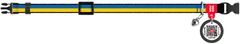 Нашийник для котів нейлоновий Collar WAUCAT з QR паспортом Colors of freedom пластиковий фастекс XS 20 - 30 см (5210-4020Collar)