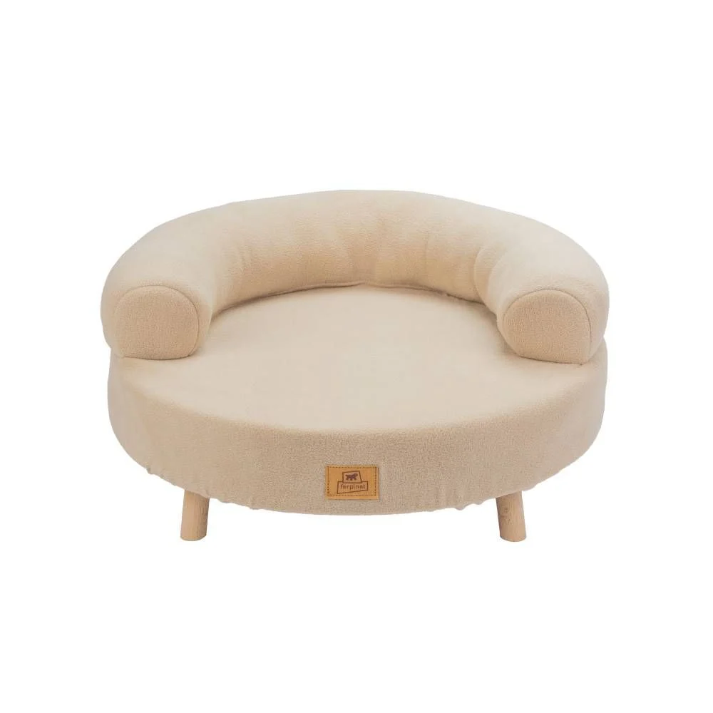 Лежак для собак Ferplast Aki Divan 56x56x29 см - бежевий