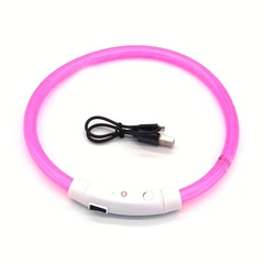 Без бренда Нашийник для собак з USB зарядкою, що світиться CAPSBOARD (300009)