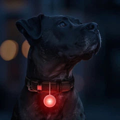 Collar Ліхтарик брелок WAUDOG LED USB для собак та котів у силіконовому чохлі