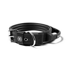 Надміцний нашийник для собак з ручкою BullyBillows Pin Collar Handle 4 cm M: 40 мм, ОШ 43-50 см Чорний