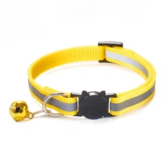 Без бренда Нашийник для кішок і собак світловідбиваючий Yellow