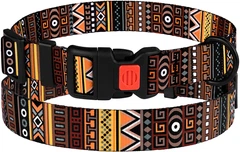 Нашийник Для Собак BronzeDog Urban Tribal Нейлоновий c Пластикової Пряжкою 16 мм 25-33 см (50/1385)