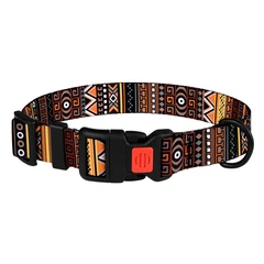 Нашийник Для Собак BronzeDog Urban Tribal Нейлоновий c Пластикової Пряжкою 16 мм 25-33 см (50/1385)