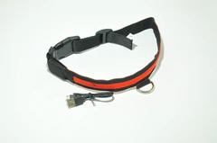Без бренду Світлодіодний LED нашийник для собак Animal Led Glowing Dog Collar для безпеки у темряві Red XL