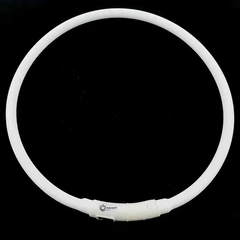 Sample LЕD-нашийник для собак USB 70 см, що світиться, різнокольорове підсвічування, 3 режими свічення, регульований розмір Кольоровий