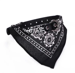 Xtep Нашийник-бандану для собак і кішок Black Size М