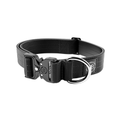 Тактичний нашийник для собак BullyBillows Combat Collar No Handle 4 cm L: 40 мм, ОШ 43-72 см Чорний