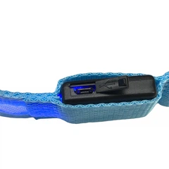 Світлодіодний LED нашийник Lesko Blue S USB, що світиться для собак і котів
