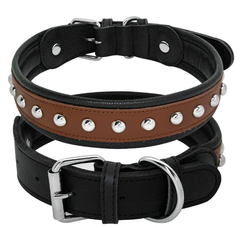 Шкіряний нашийник для собаки Lockdog L(45-55 см) 000240009