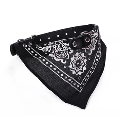 Xtep Нашийник-бандану для собак і кішок Black Size S