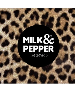 Нашийник шкіряний для собак Milk&Pepper Леопард, Розмір 40x2