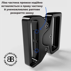 Тактичний нашийник для собак BullyBillows Combat Collar No Handle 4 cm M: 40 мм, ОШ 35-54 см Помаранчевий