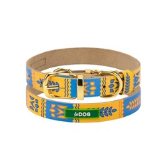 Hi Dog Нашийник шкіряний для собаки HiDOG Колосок XS 10мм 19-25см (201/1035)