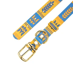 Hi Dog Нашийник шкіряний для собаки HiDOG Колосок XS 10мм 19-25см (201/1035)