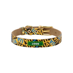 Hi Dog Нашийник шкіряний для собаки HiDOG Молодіжний L 25мм 35-45см (204/1036)